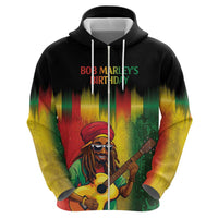 Honoring Reggae Legend Bob Birthday Hoodie - Wonder Print Shop