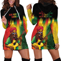 Honoring Reggae Legend Bob Birthday Hoodie Dress - Wonder Print Shop
