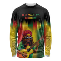 Honoring Reggae Legend Bob Birthday Long Sleeve Shirt - Wonder Print Shop