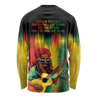 Honoring Reggae Legend Bob Birthday Long Sleeve Shirt - Wonder Print Shop