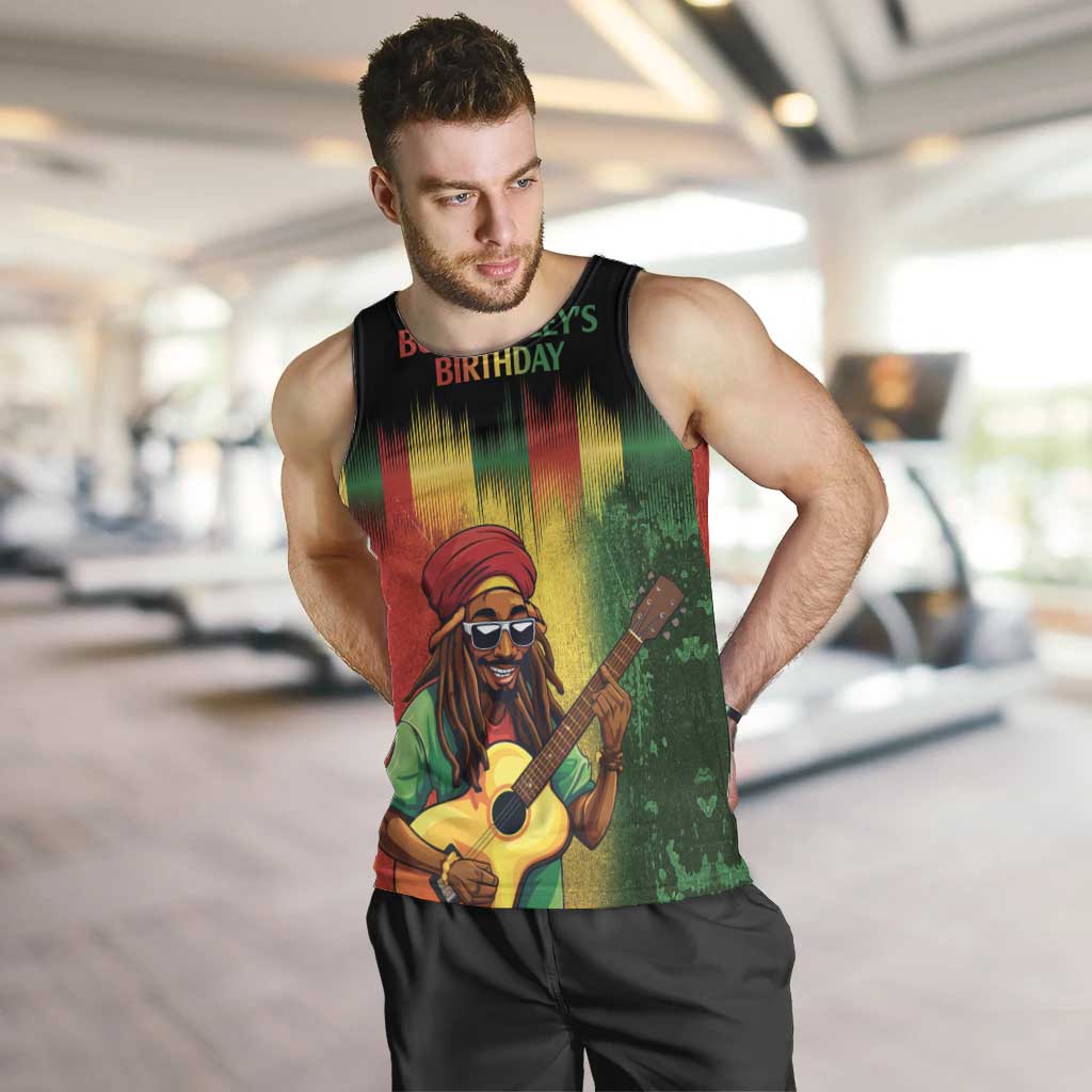 Honoring Reggae Legend Bob Birthday Men Tank Top - Wonder Print Shop