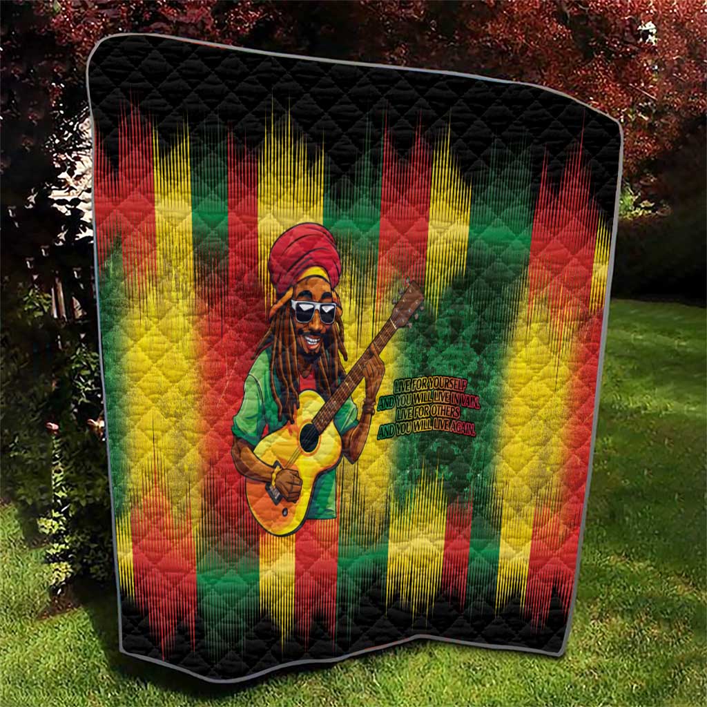 Honoring Reggae Legend Bob Birthday Quilt - Wonder Print Shop