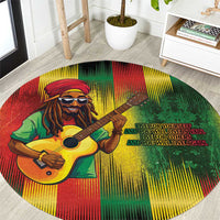 Honoring Reggae Legend Bob Birthday Round Carpet