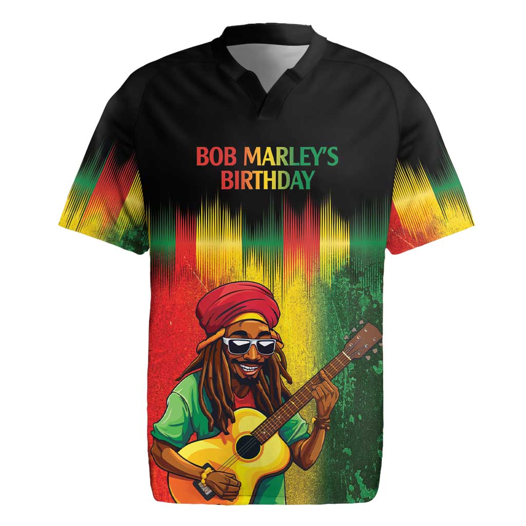 Honoring Reggae Legend Bob Birthday Rugby Jersey - Wonder Print Shop