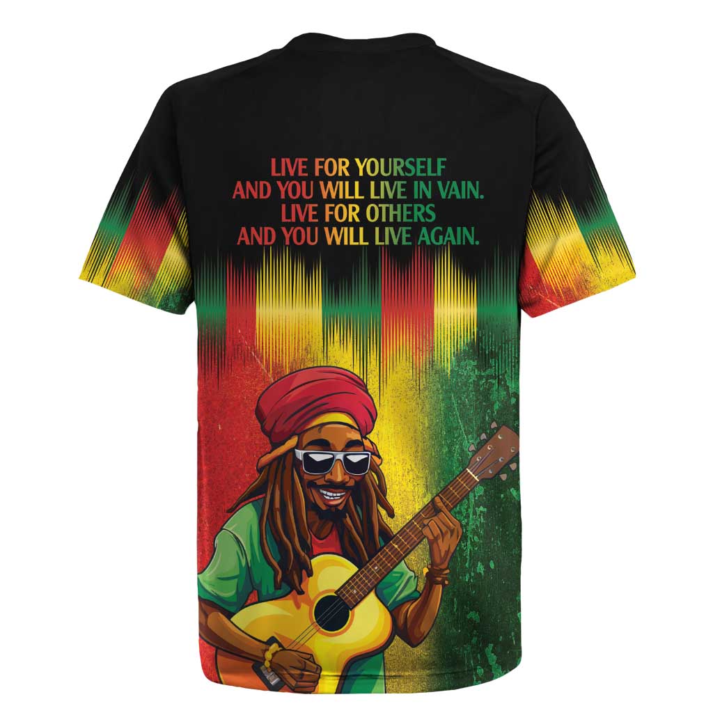 Honoring Reggae Legend Bob Birthday Rugby Jersey - Wonder Print Shop