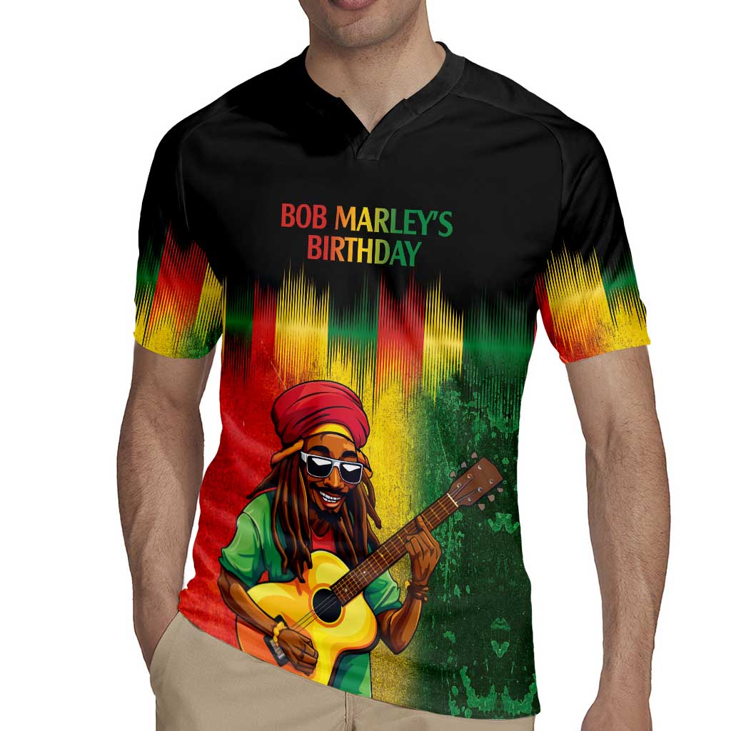 Honoring Reggae Legend Bob Birthday Rugby Jersey - Wonder Print Shop