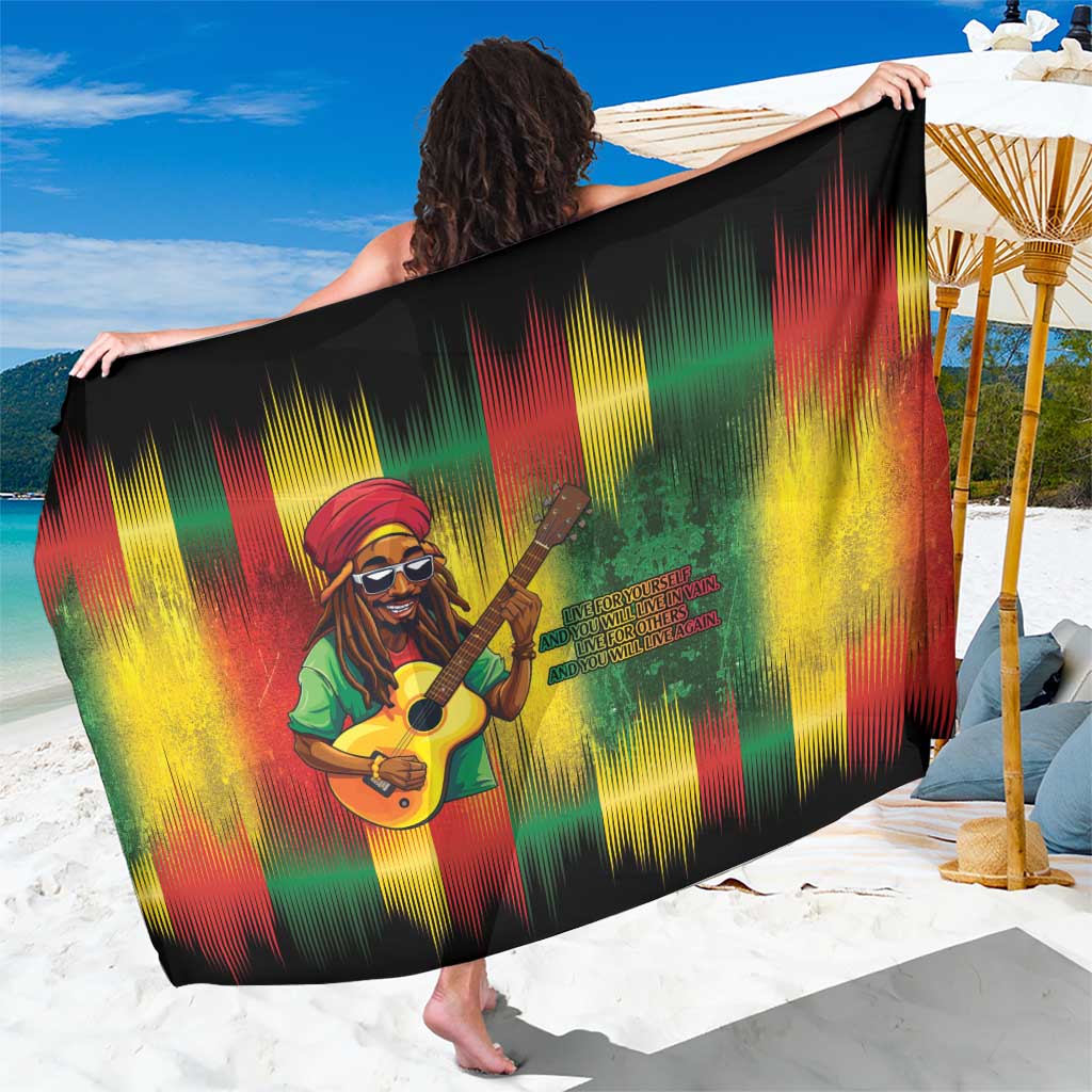 Honoring Reggae Legend Bob Birthday Sarong - Wonder Print Shop