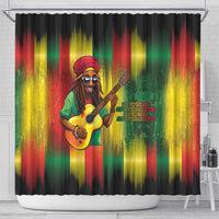 Honoring Reggae Legend Bob Birthday Shower Curtain