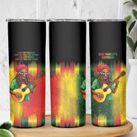 Honoring Reggae Legend Bob Birthday Skinny Tumbler - Wonder Print Shop