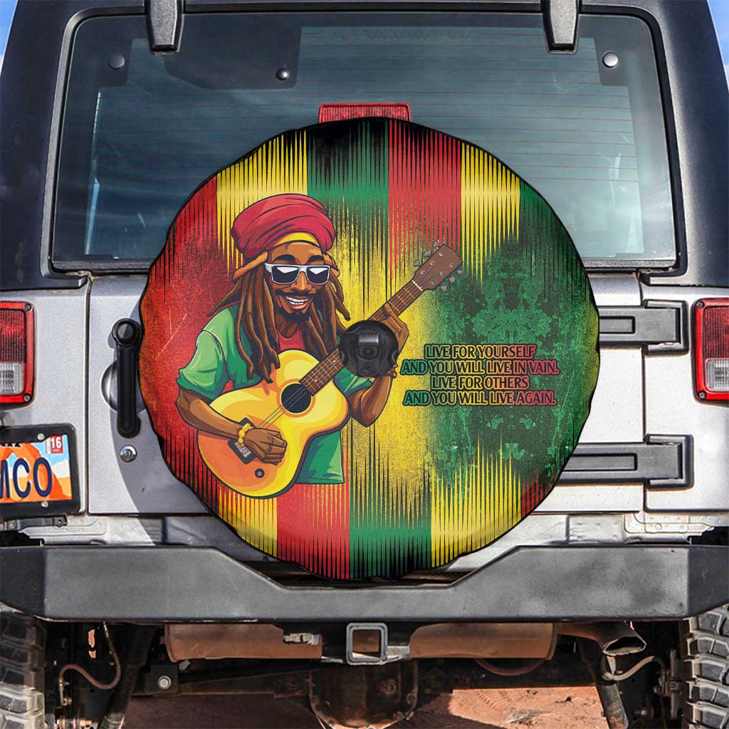 Honoring Reggae Legend Bob Birthday Spare Tire Cover - Wonder Print Shop