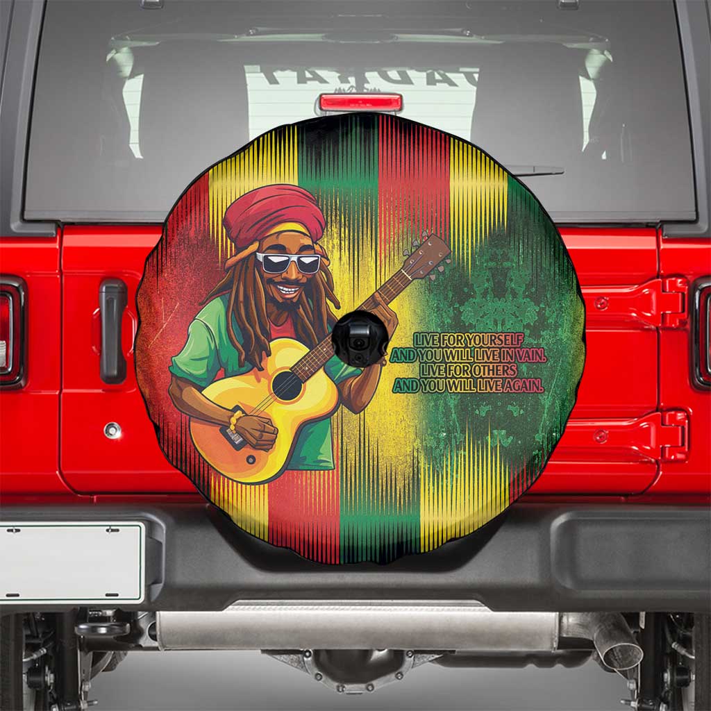 Honoring Reggae Legend Bob Birthday Spare Tire Cover - Wonder Print Shop