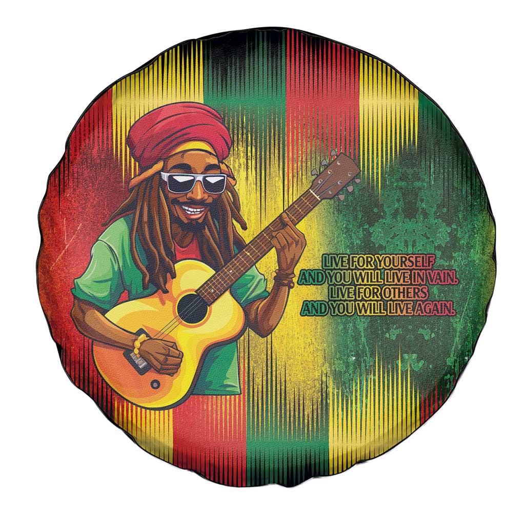Honoring Reggae Legend Bob Birthday Spare Tire Cover - Wonder Print Shop
