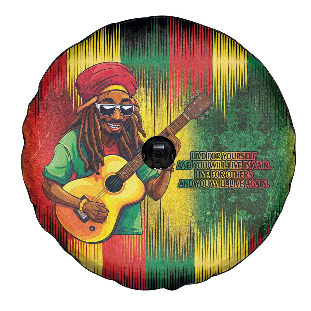 Honoring Reggae Legend Bob Birthday Spare Tire Cover - Wonder Print Shop