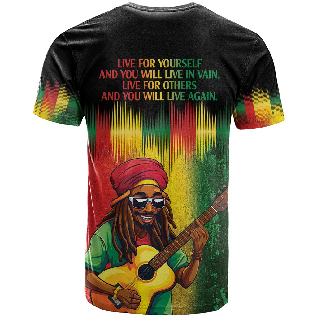Honoring Reggae Legend Bob Birthday T Shirt - Wonder Print Shop