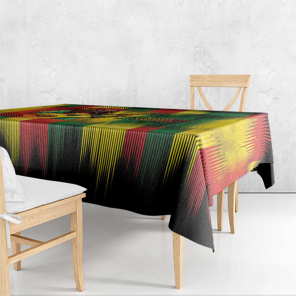 Honoring Reggae Legend Bob Birthday Tablecloth - Wonder Print Shop