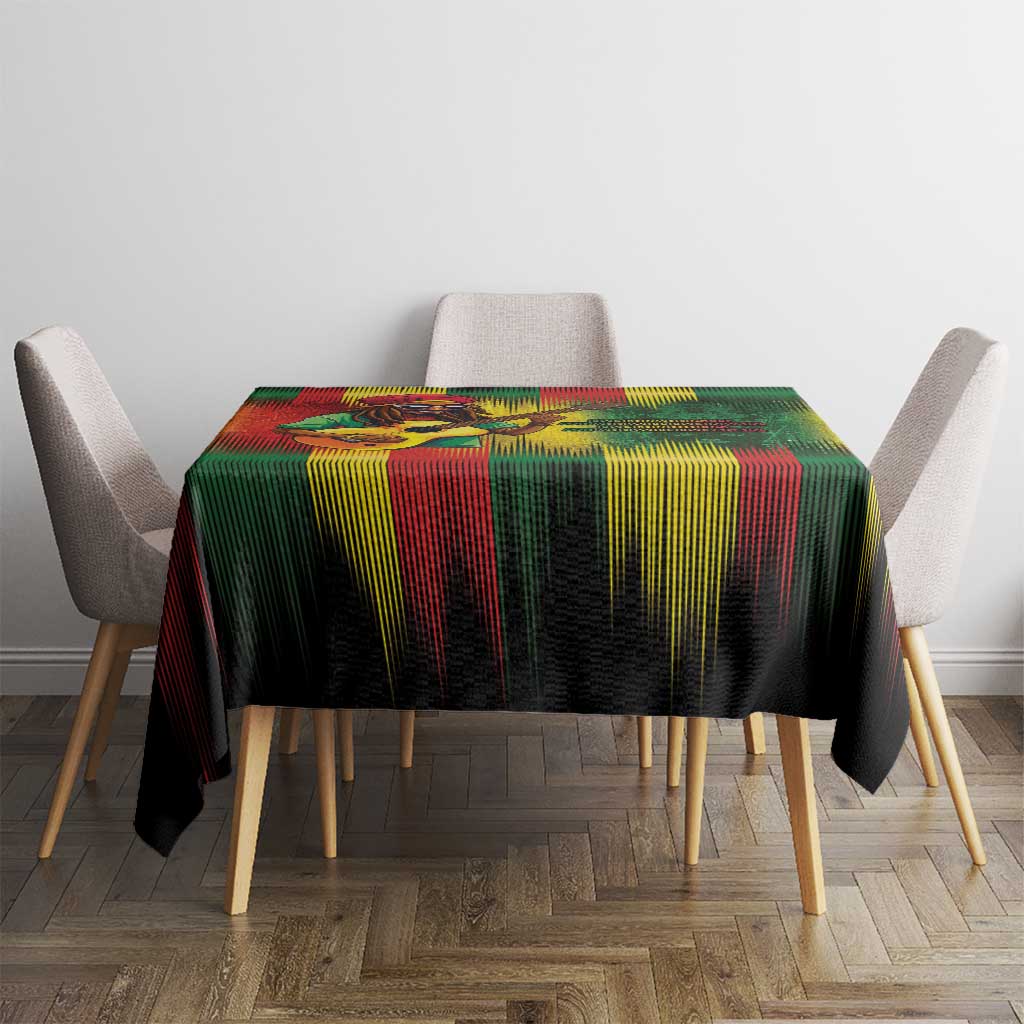 Honoring Reggae Legend Bob Birthday Tablecloth - Wonder Print Shop