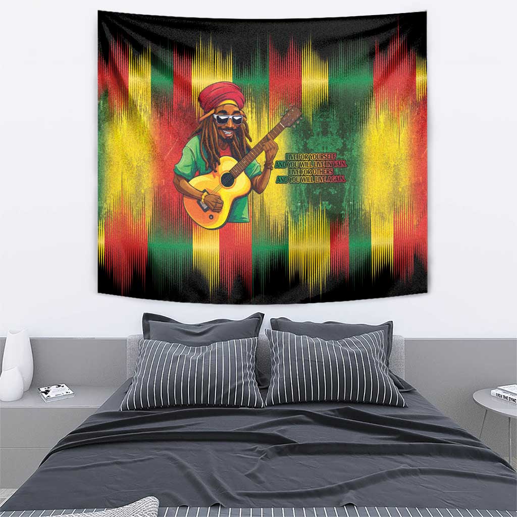Honoring Reggae Legend Bob Birthday Tapestry - Wonder Print Shop