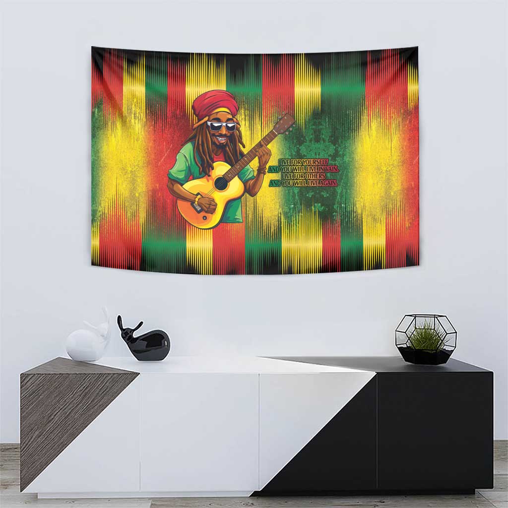 Honoring Reggae Legend Bob Birthday Tapestry - Wonder Print Shop