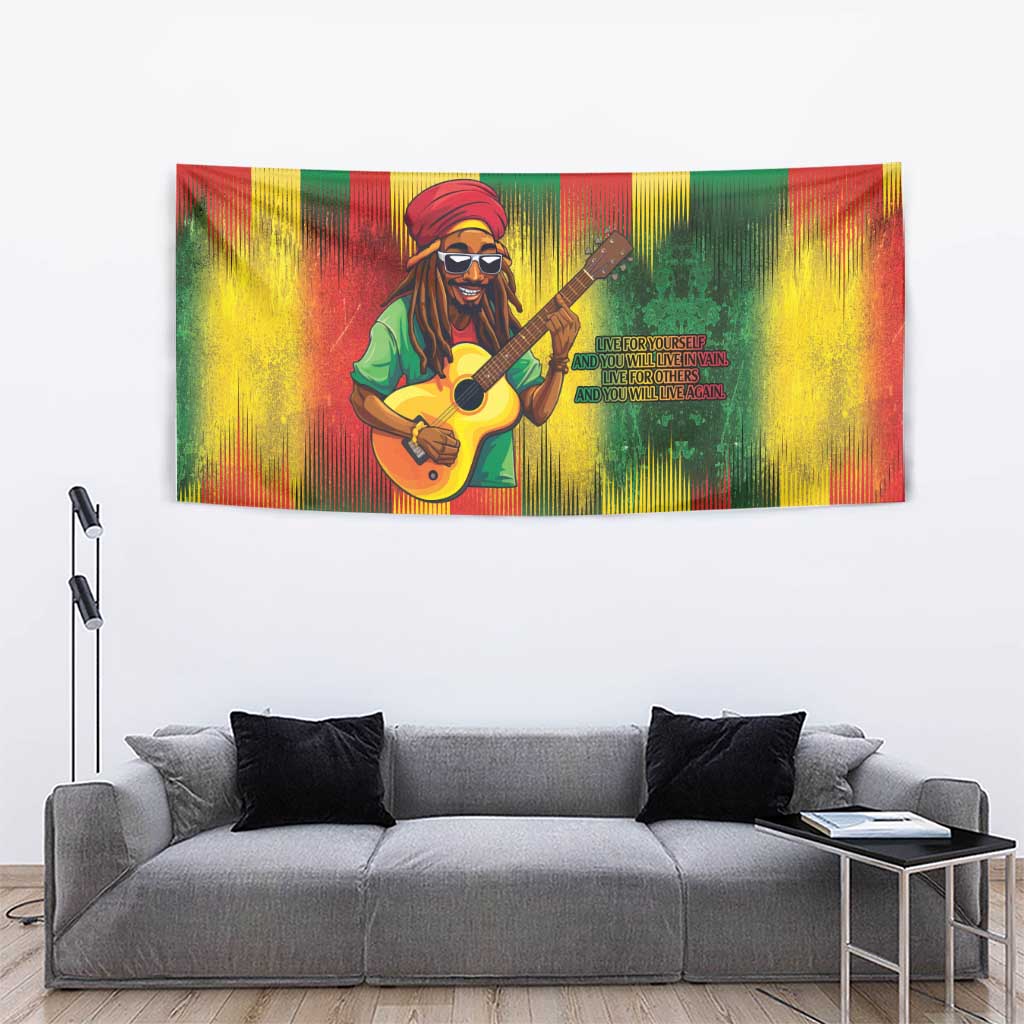 Honoring Reggae Legend Bob Birthday Tapestry - Wonder Print Shop