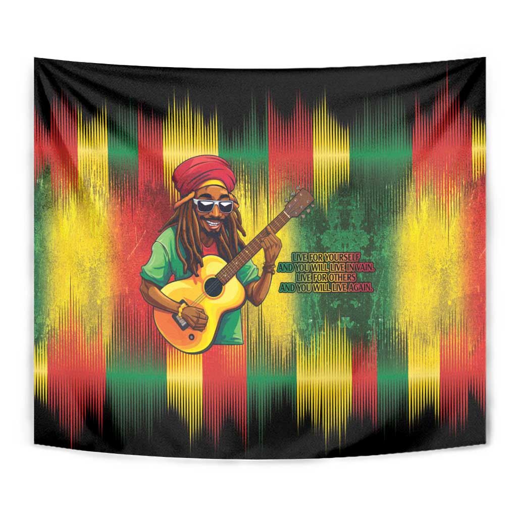 Honoring Reggae Legend Bob Birthday Tapestry - Wonder Print Shop