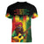 Honoring Reggae Legend Bob Birthday Women V-Neck T-Shirt - Wonder Print Shop