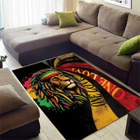 Jamaica Rastafarian Lion One Love Area Rug LT9 - Wonder Print Shop
