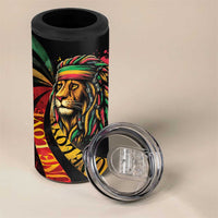 Jamaica Rastafarian Lion One Love 4 in 1 Can Cooler Tumbler LT9 - Wonder Print Shop