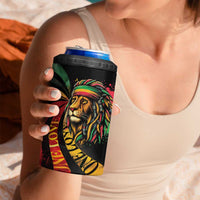 Jamaica Rastafarian Lion One Love 4 in 1 Can Cooler Tumbler LT9 - Wonder Print Shop