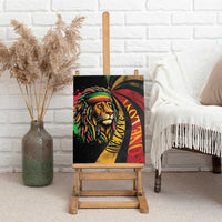 Jamaica Rastafarian Lion One Love Canvas Wall Art LT9 - Wonder Print Shop
