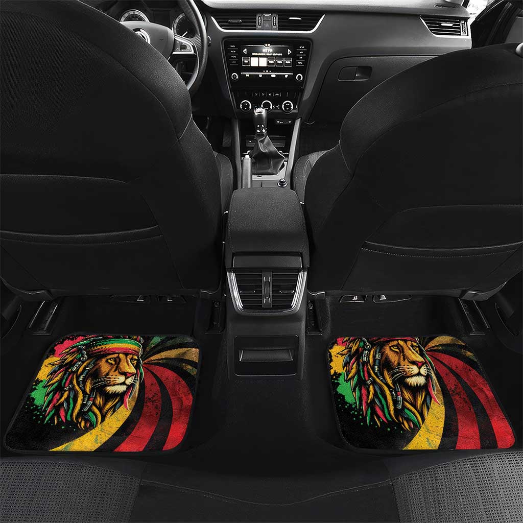 Jamaica Rastafarian Lion One Love Car Mats LT9 - Wonder Print Shop