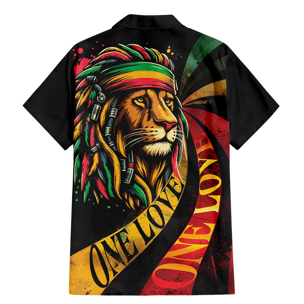 Jamaica Rastafarian Lion One Love Family Matching Mermaid Dress and Hawaiian Shirt LT9 - Wonder Print Shop