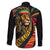 Jamaica Rastafarian Lion One Love Family Matching Off The Shoulder Long Sleeve Dress and Hawaiian Shirt - Wonder Print Shop