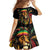 Jamaica Rastafarian Lion One Love Family Matching Short Sleeve Bodycon Dress and Hawaiian Shirt - Wonder Print Shop