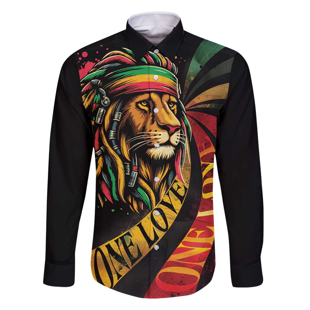 Jamaica Rastafarian Lion One Love Family Matching Summer Maxi Dress and Hawaiian Shirt - Wonder Print Shop