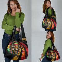 Jamaica Rastafarian Lion One Love Grocery Bag