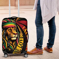 Jamaica Rastafarian Lion One Love Luggage Cover - Wonder Print Shop