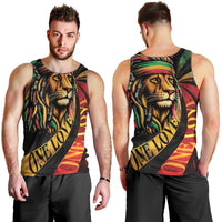 Jamaica Rastafarian Lion One Love Men Tank Top - Wonder Print Shop