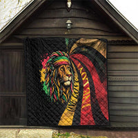 Jamaica Rastafarian Lion One Love Quilt - Wonder Print Shop