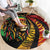 Jamaica Rastafarian Lion One Love Round Carpet