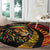 Jamaica Rastafarian Lion One Love Round Carpet
