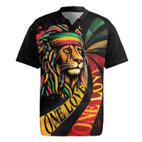 Jamaica Rastafarian Lion One Love Rugby Jersey - Wonder Print Shop