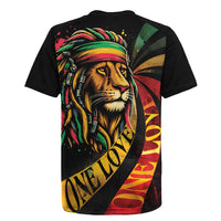 Jamaica Rastafarian Lion One Love Rugby Jersey - Wonder Print Shop
