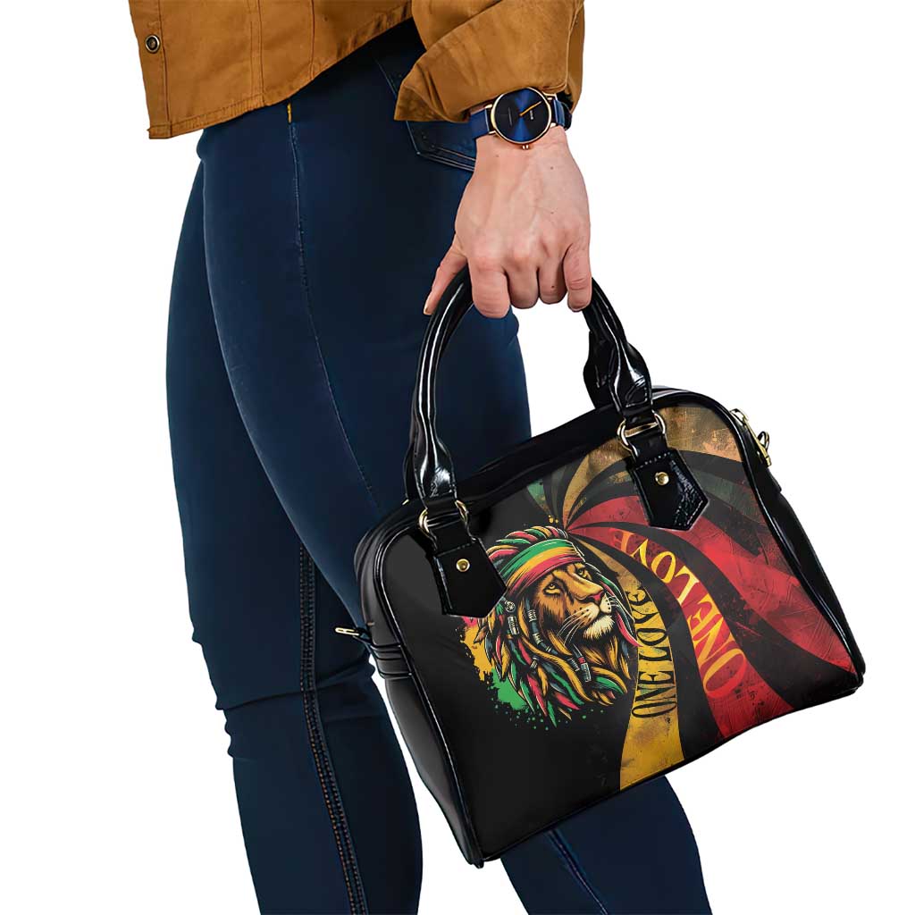 Jamaica Rastafarian Lion One Love Shoulder Handbag