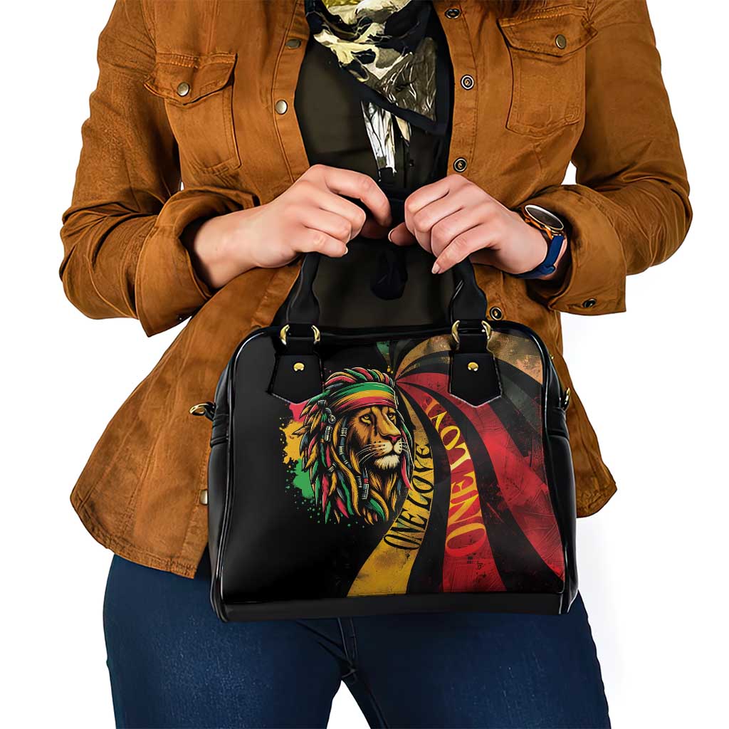 Jamaica Rastafarian Lion One Love Shoulder Handbag