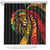 Jamaica Rastafarian Lion One Love Shower Curtain