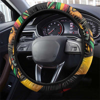 Jamaica Rastafarian Lion One Love Steering Wheel Cover - Wonder Print Shop