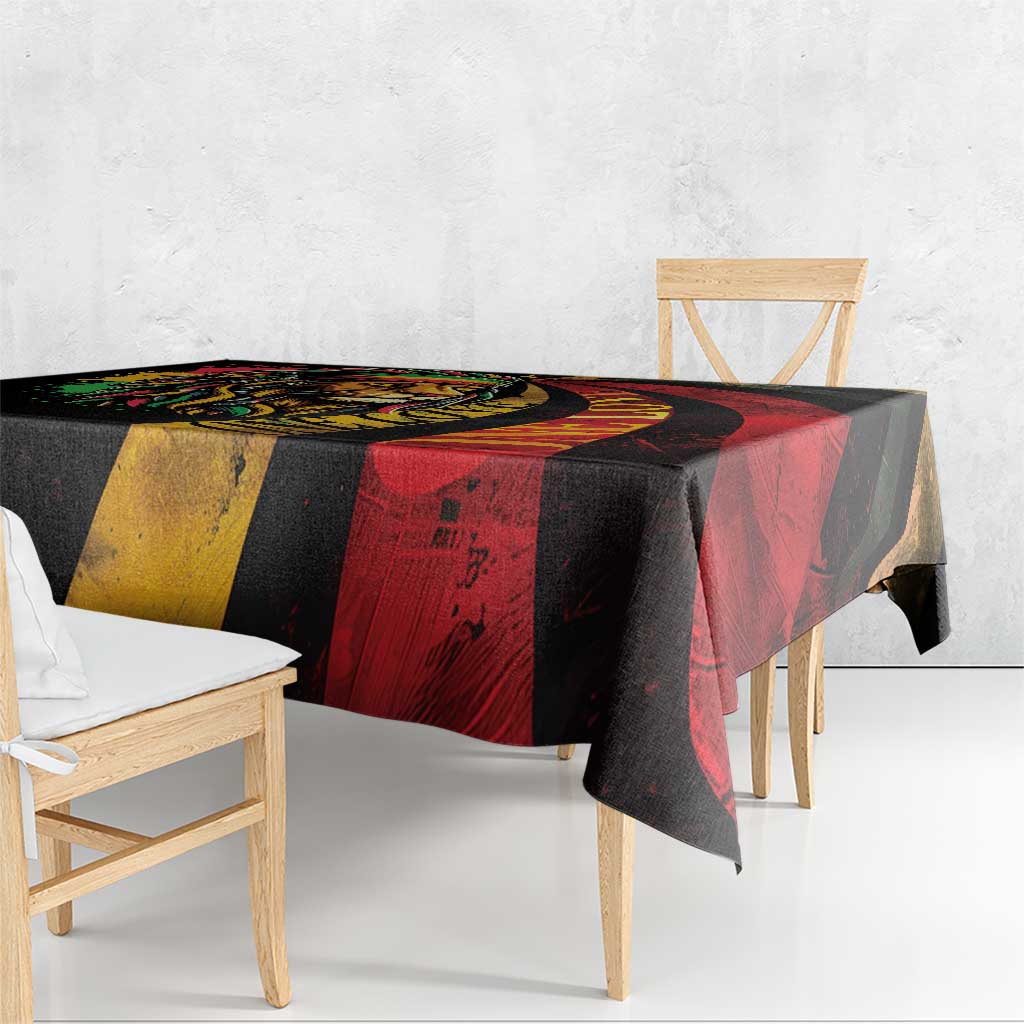 Jamaica Rastafarian Lion One Love Tablecloth - Wonder Print Shop