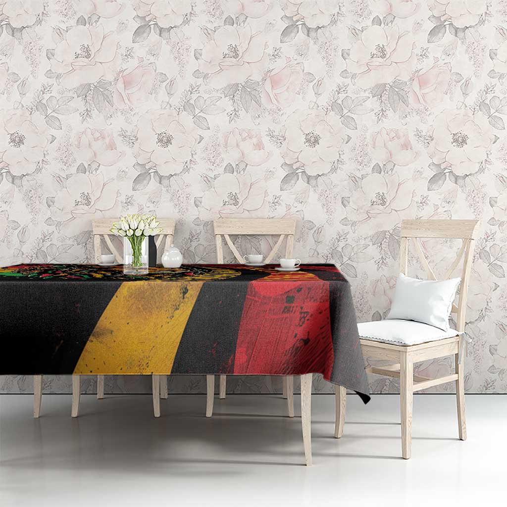 Jamaica Rastafarian Lion One Love Tablecloth - Wonder Print Shop