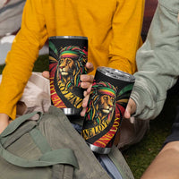 Jamaica Rastafarian Lion One Love Tumbler Cup - Wonder Print Shop