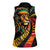 Jamaica Rastafarian Lion One Love Women Sleeveless Polo Shirt - Wonder Print Shop